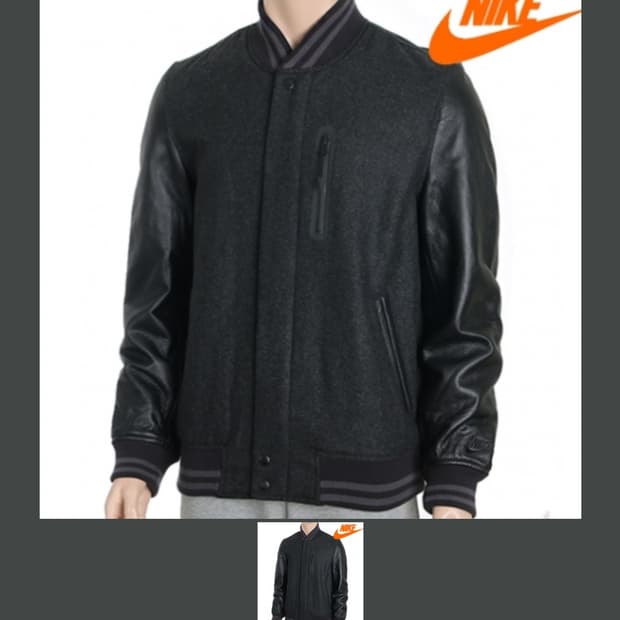 나이키 팔 양가죽 울바시티 야구점퍼 m(95~100) 상태좋음