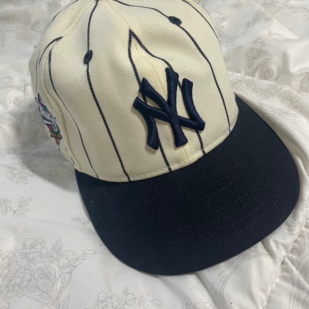 뉴에라 뉴욕양키스 월드시리즈 스트라이프 피티드캡 59fifty 7 5/8