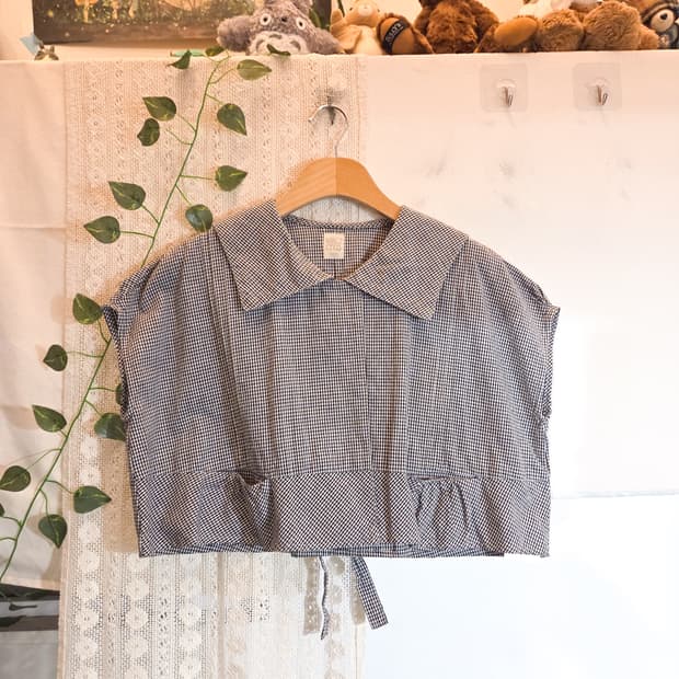 세일러 카라 크롭 자켓