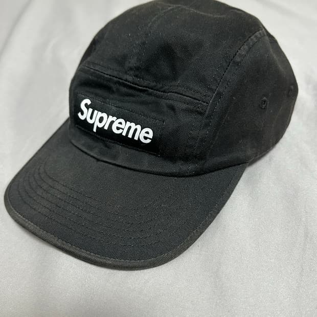 슈프림 캠프캡 블랙