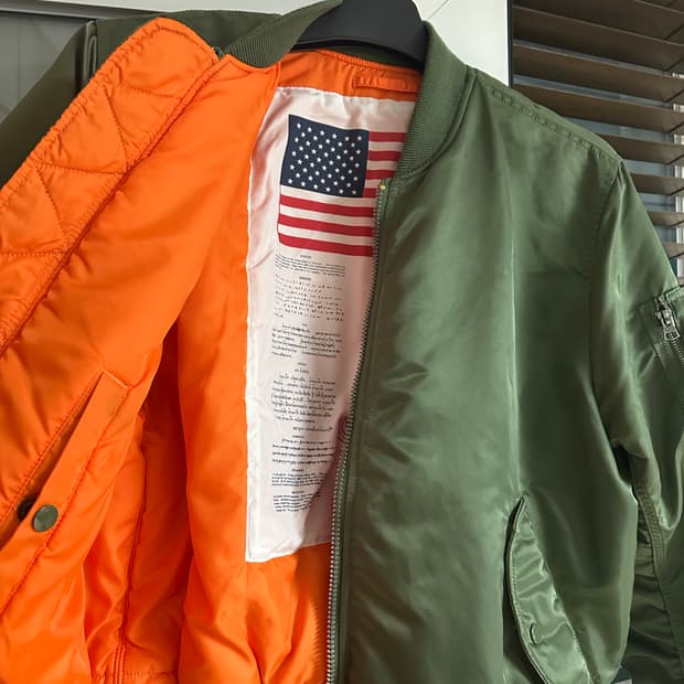 알파인더스트리 ma-1 블러드칫