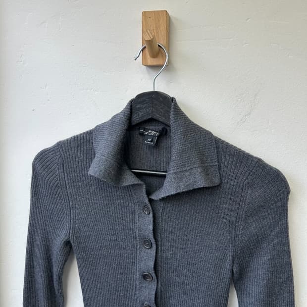 15332 - 막스마라 그레이 울 니트 (버진 울 100%)