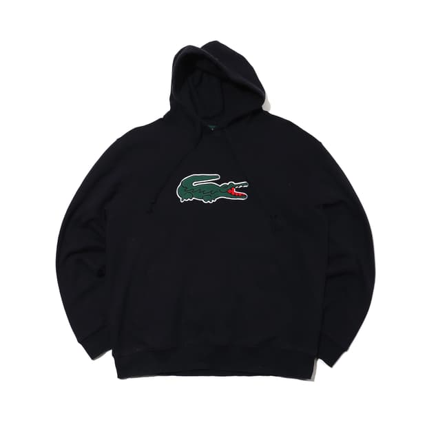 LACOSTE 시그니처 로고 후드 티셔츠 size 3