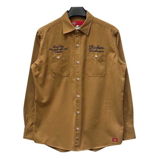 디키즈 워크웨어 레귤러핏 자수 레터링 셔츠 남방 L