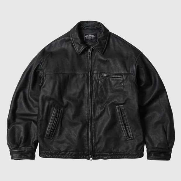프리즘웍스 Destroyed 소가죽 레더 자켓 L