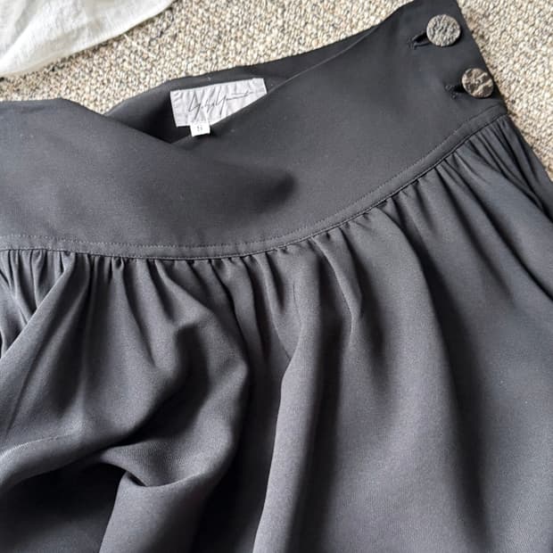 yohji yamamoto 1992 s/s circle skirt
