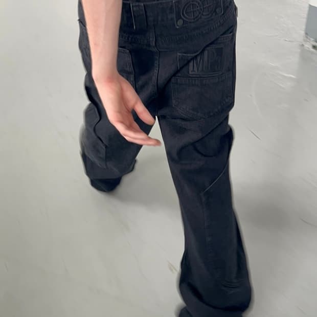 플라스틱프로덕트 calf 카프팬츠 블랙 M사이즈