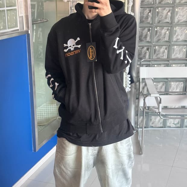 BONE ZIP UP HOODIE  SP-Z-5 본 지퍼업 후드티