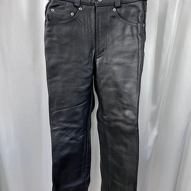 schott leather pants 