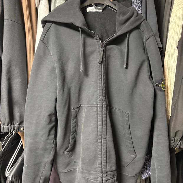 스톤아일랜드 후드집업 xl