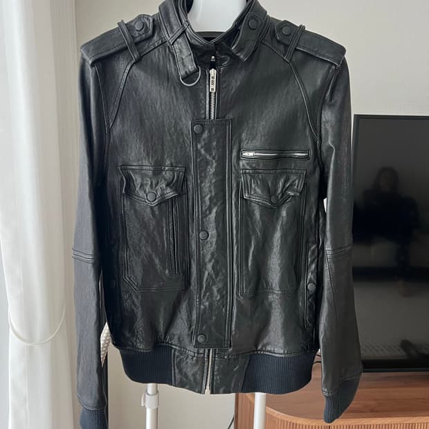 엘록 / 양가죽 블루종 자켓 / M(100)