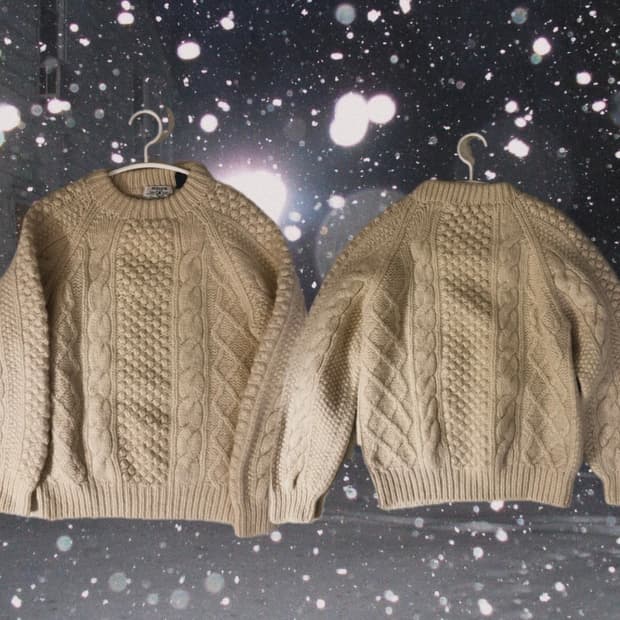 [JELVER] 아이보리 꽈배기 니트 (Ivory knit) 울 100