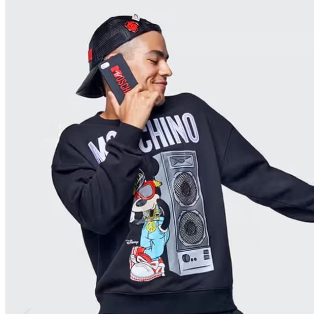 H&M x 모스키노 콜라보 맨투맨 M