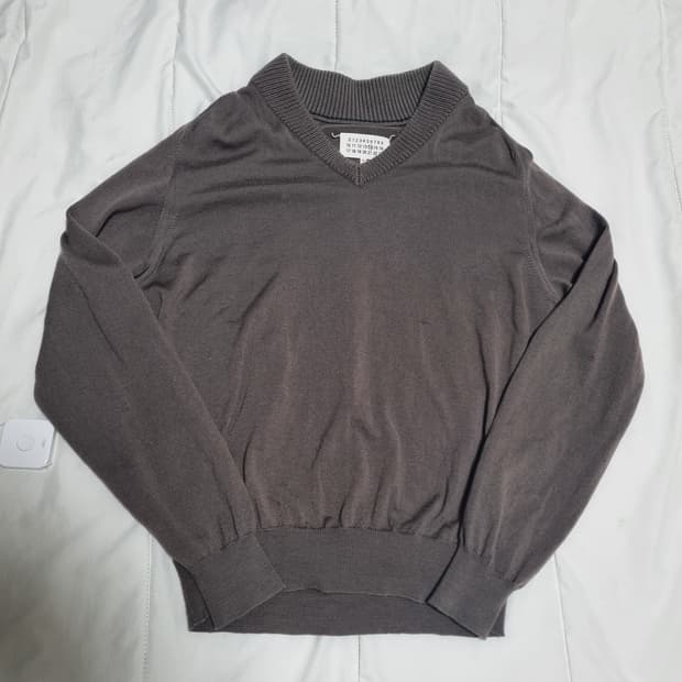 Martin margiela V-Neck knit brown M