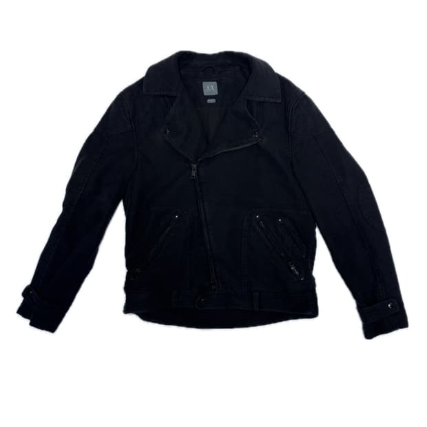 Armani Exchange 2000s Cotton biker jacke