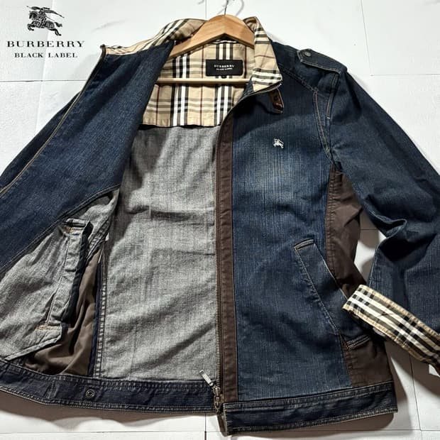 버버리 청자켓