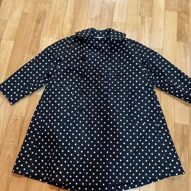 꼼데가르송 도트 패디드 코트 패딩