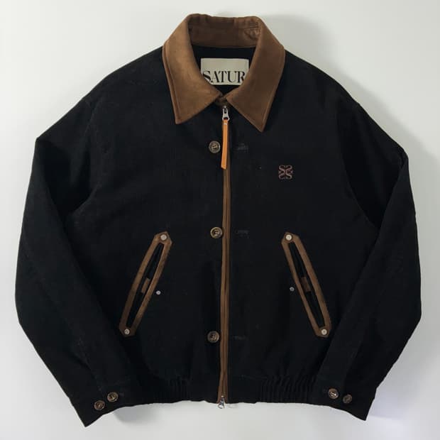 Satur 세터 테오 스웨이드 파일럿 자켓