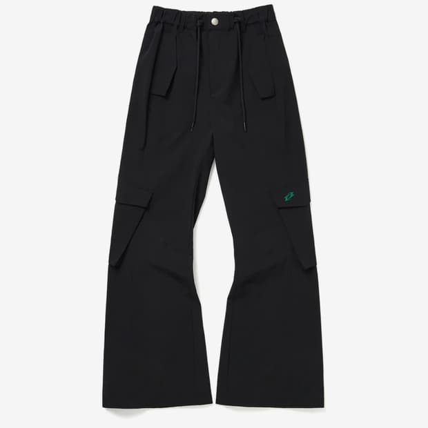 boots cut line cargo pants [black]