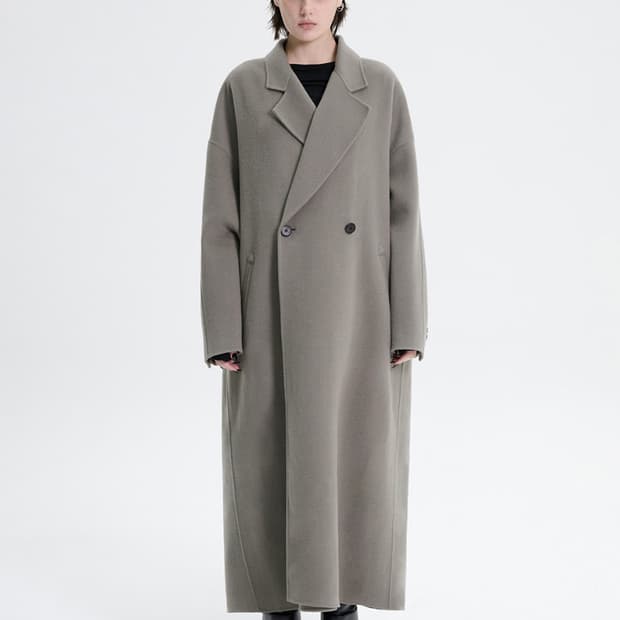 트리밍버드 long coat 카키그레이(구버전)