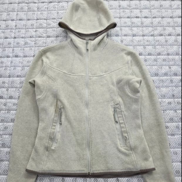 정품 아크테릭스 여성 후드 플리스 후리스 자켓 ~55