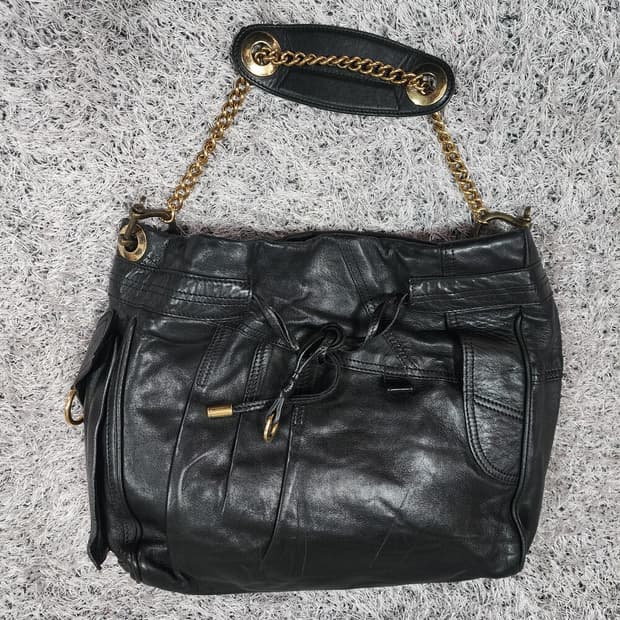 DEREK LAM 데렉램 레더 체인 숄더백