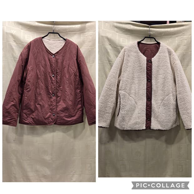거의새거) 유니클로 양면 퀼팅 가디건 자켓  M(66)