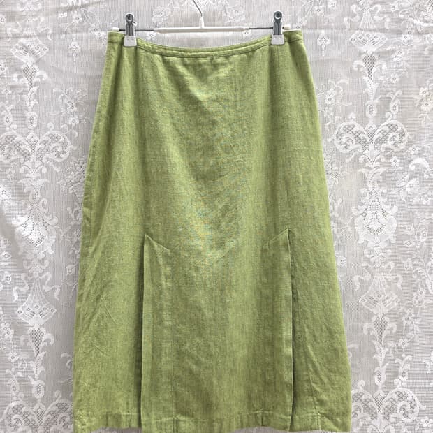 아네스 베 리넨 스커트 (made in france)