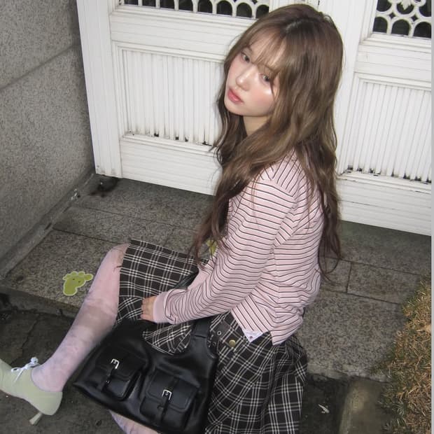 SCULPTOR 스컬프터 긴팔 티셔츠 (인플루언서 유림님 착용)