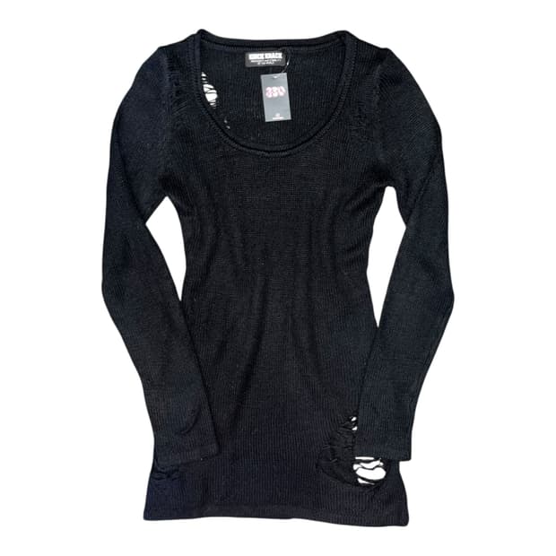 KNICK KNACK 닉낵 그런지 롱 긴팔 니트 y2k갸루펑크