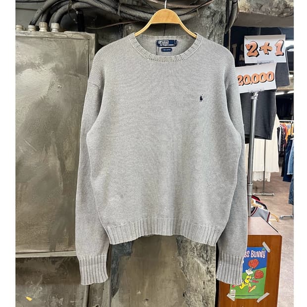 폴로 랄프로렌 니트 그레이 M #csz4030