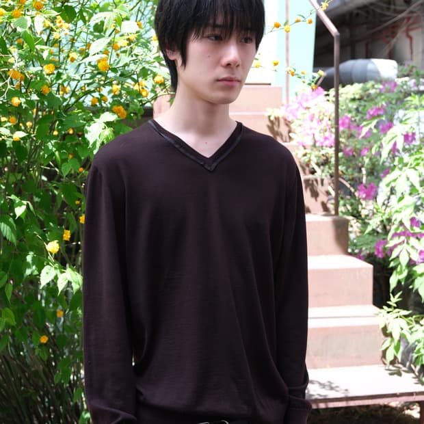 Lanvin 브이넥 니트 L