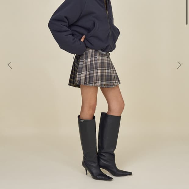 글로니 무어 리버시블 퍼자켓 네이비 M