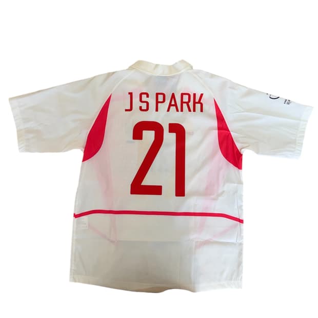 [국내L]2002 한국 국대 어웨이 박지성 유니폼
