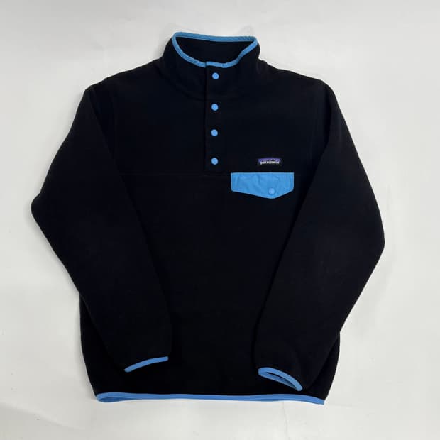 빈티지 파타고니아 신칠라 스냅티 블랙 우먼스M