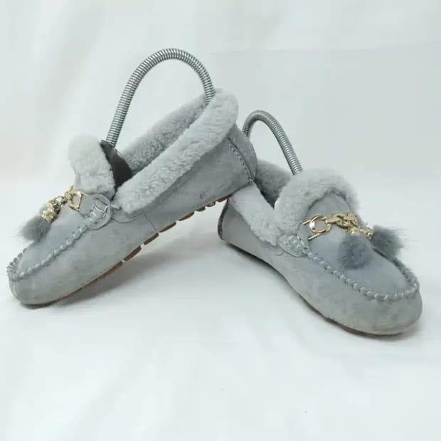 UGG 어그 모카신 220mm 그레이