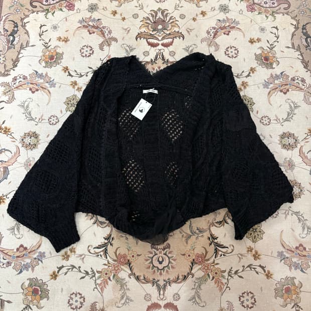 엑시즈팜 레이스 시스루 모리 볼레로