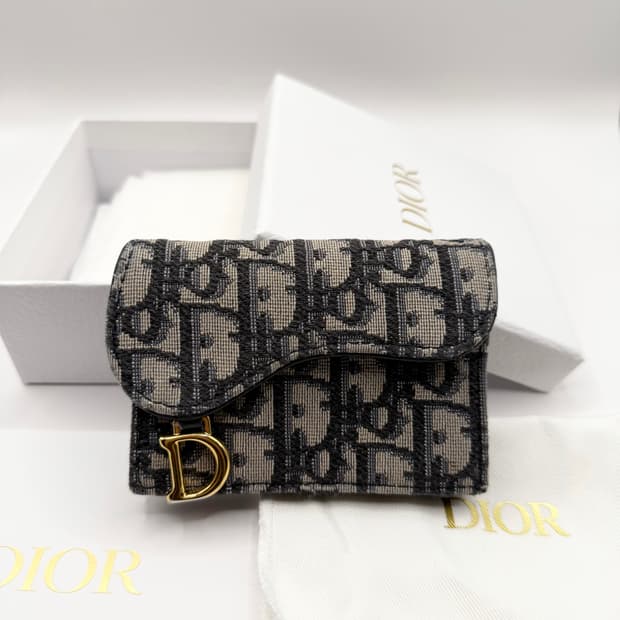 [정품] 디올 오블리크 카드지갑