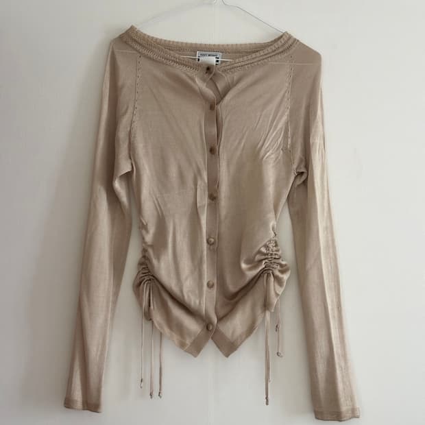 이세이미야케 페테 셔링 가디건