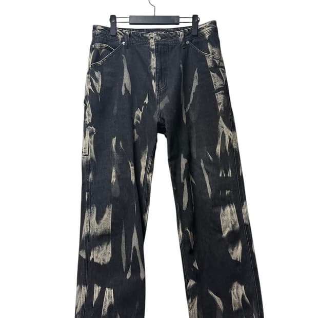 플레이버리즘 타이다이 카펜터 데님 팬츠 XL