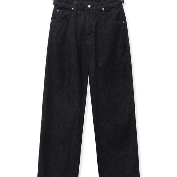노운 데님 팬츠 블랙 2