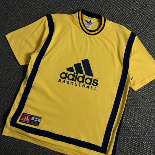 00s 아디다스 올드스쿨 빅로고 트레이닝 탑y 3874