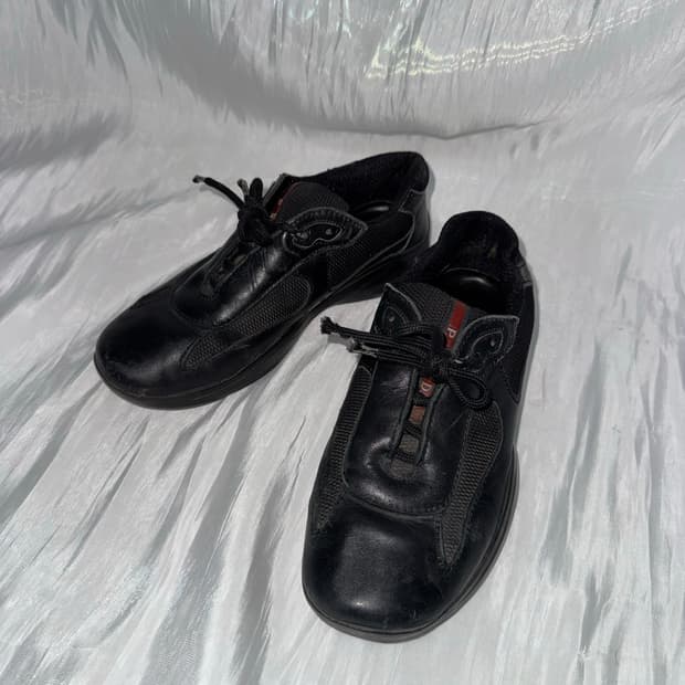Prada Sports leather sneakers