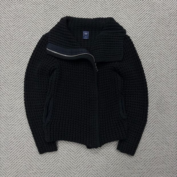 갭 니트 집업 자켓 v2127