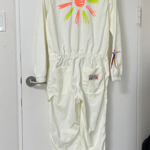 아디다스 드로잉 점프수트 M