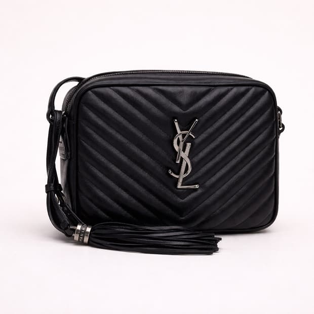 [S급] 생로랑 쉐브론 퀄팅 카프스킨 & 메탈 체인 카세트백 판매합니다!