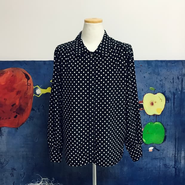 B10) Leilian Japan vintage Blouse