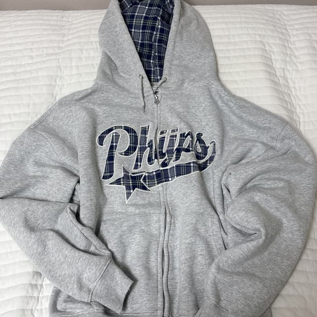 피지컬 디파트먼트 체크 후드집업