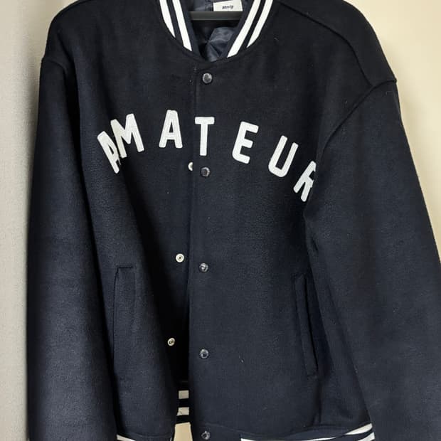 Mmlg 엠엠엘지 바시티 자켓