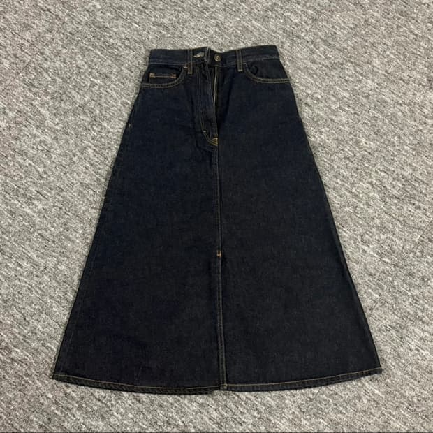 COS 코스 데님 롱 스커트 EUR 32